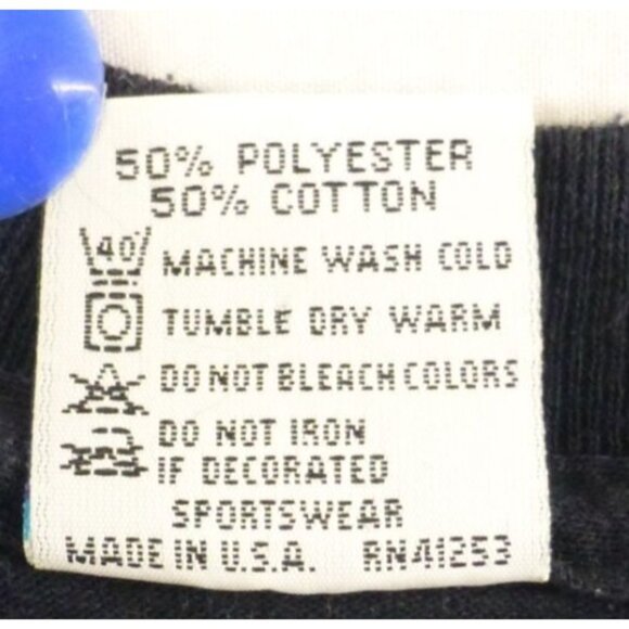 VTG 90s Halloween Pumpkin & Mice Graphic T Shirt Spooky Cal Cru XXL - Picture 4 of 6